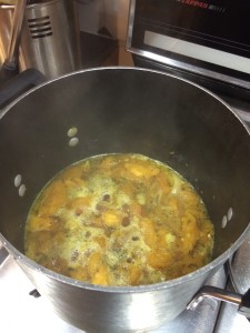 After thirty minutes, your soup should look like this.